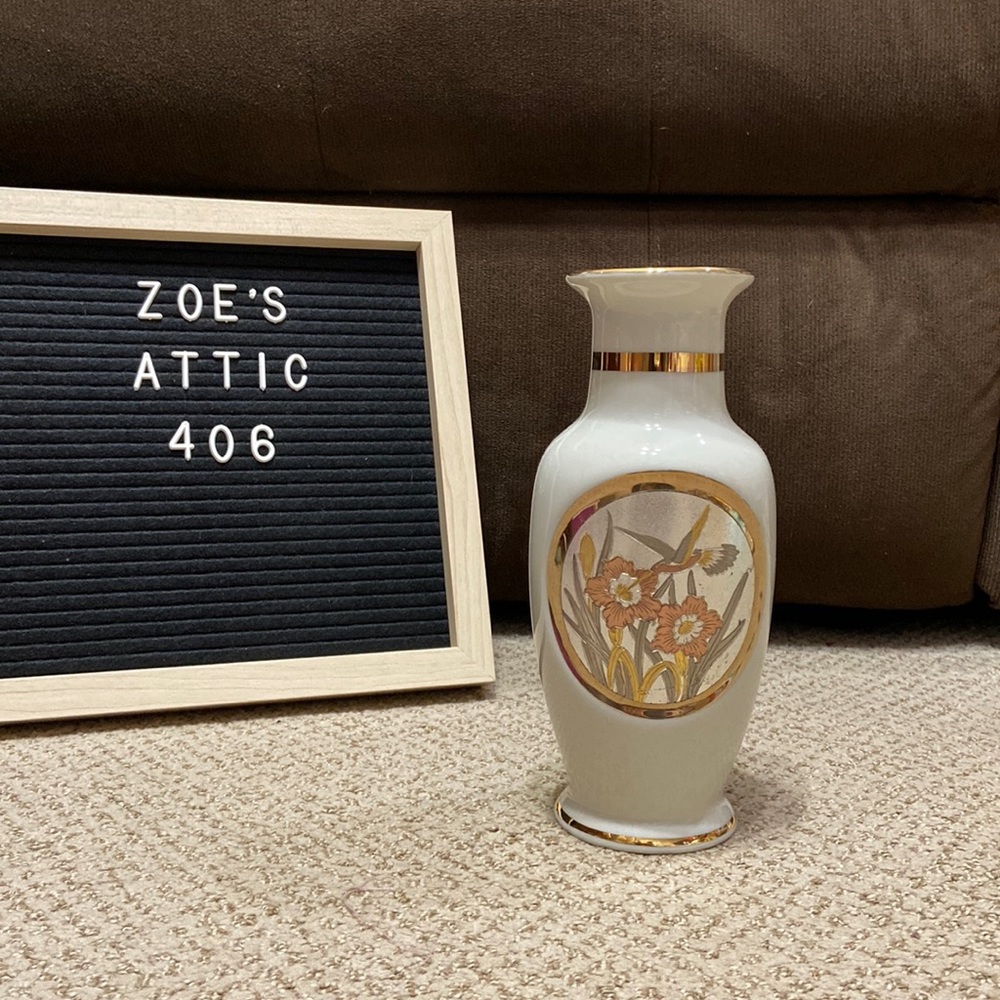 Vintage Chokin Japanese Vase